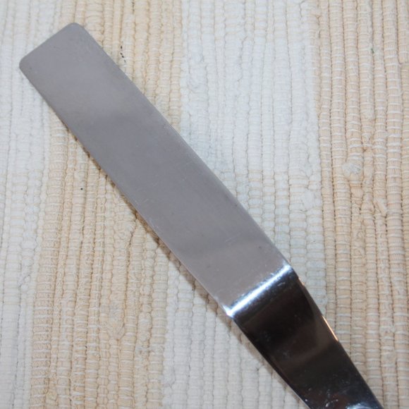 VTG FLINT ARROWHEAD STAINLESS CAKE KNIFE SPATULA WHEAT HARVEST HANDLE 12 3/8 USA - Picture 8 of 13